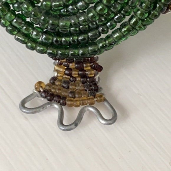 Beadworx Beaded Turtle Purple Accents Blue Eyes Decor Art Piece Gift Vintage - Picture 13 of 16